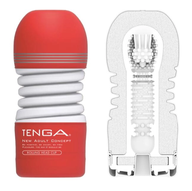 Мастурбатор "Tenga Rolling Head Cup" с подвижным корпусом 
