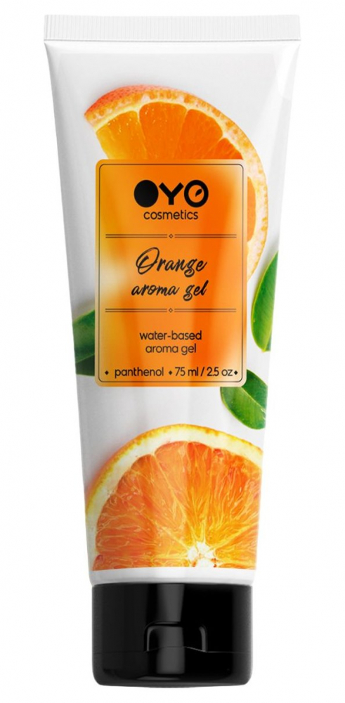 Гель на водной основе "Oyo Orange" с ароматом и вкусом апельсина, 75ml 